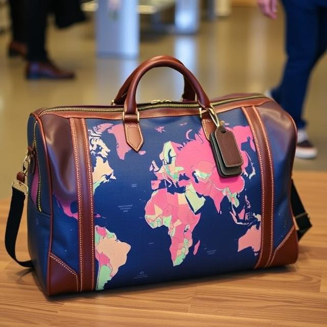 The Globetrotter Check-In in Maroon